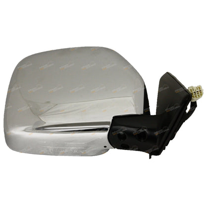 RH Chrome Electric Door Mirror for Toyota Landcruiser Prado (1996–2002)