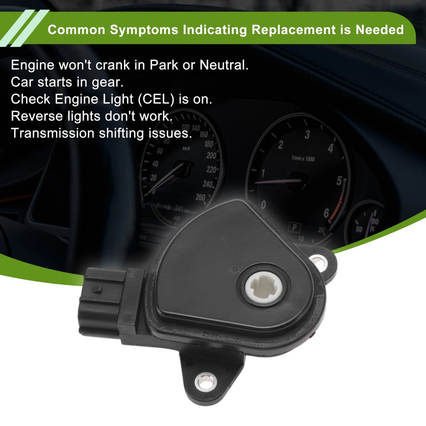 1 Pc Neutral Safety Switch for Toyota Corolla (2006–2012) No. 3055010000
