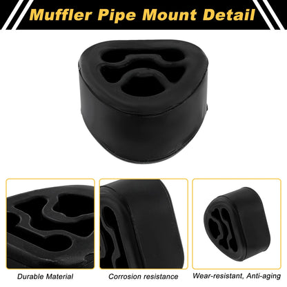 Muffler Exhaust Hanger for Mercedes-Benz SLK230 (2002–2003) 2024920344 Rubber Black