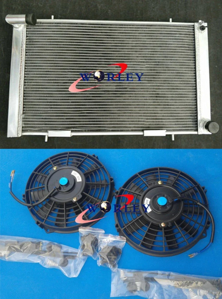 3 Row Radiator + Fan for Land Rover Defender 90-110 1983-1990