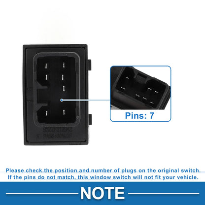 Rear Side Power Window Switch for Hyundai Tucson & Kia Sportage (2016-2023)