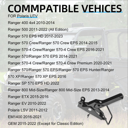 Left Hand Tailgate Latch for Polaris Ranger (400–800)