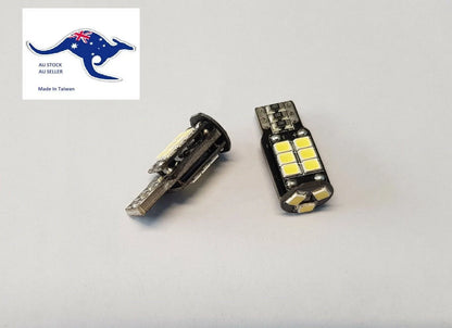 T10 wedge LED interior light 2pc 12V 6500K for Vehicles (2000–2024)