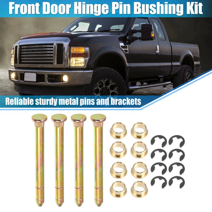 Set of 2 Door Hinge Pin and Bushing Repair Kits for Ford F-100 F-150 (1980–1983)