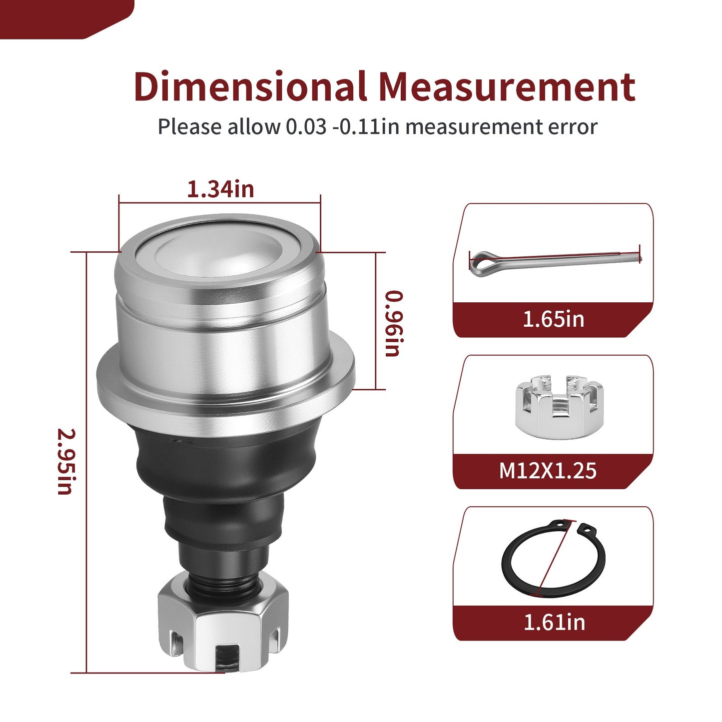 Upper Ball Joints for Honda Rancher 420 4x4 (2009–2014)
