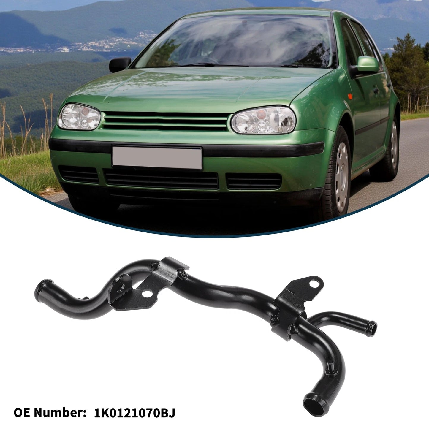 Radiator Hose for Volkswagen Golf V (2005–2008) No. 1K0121070BJ