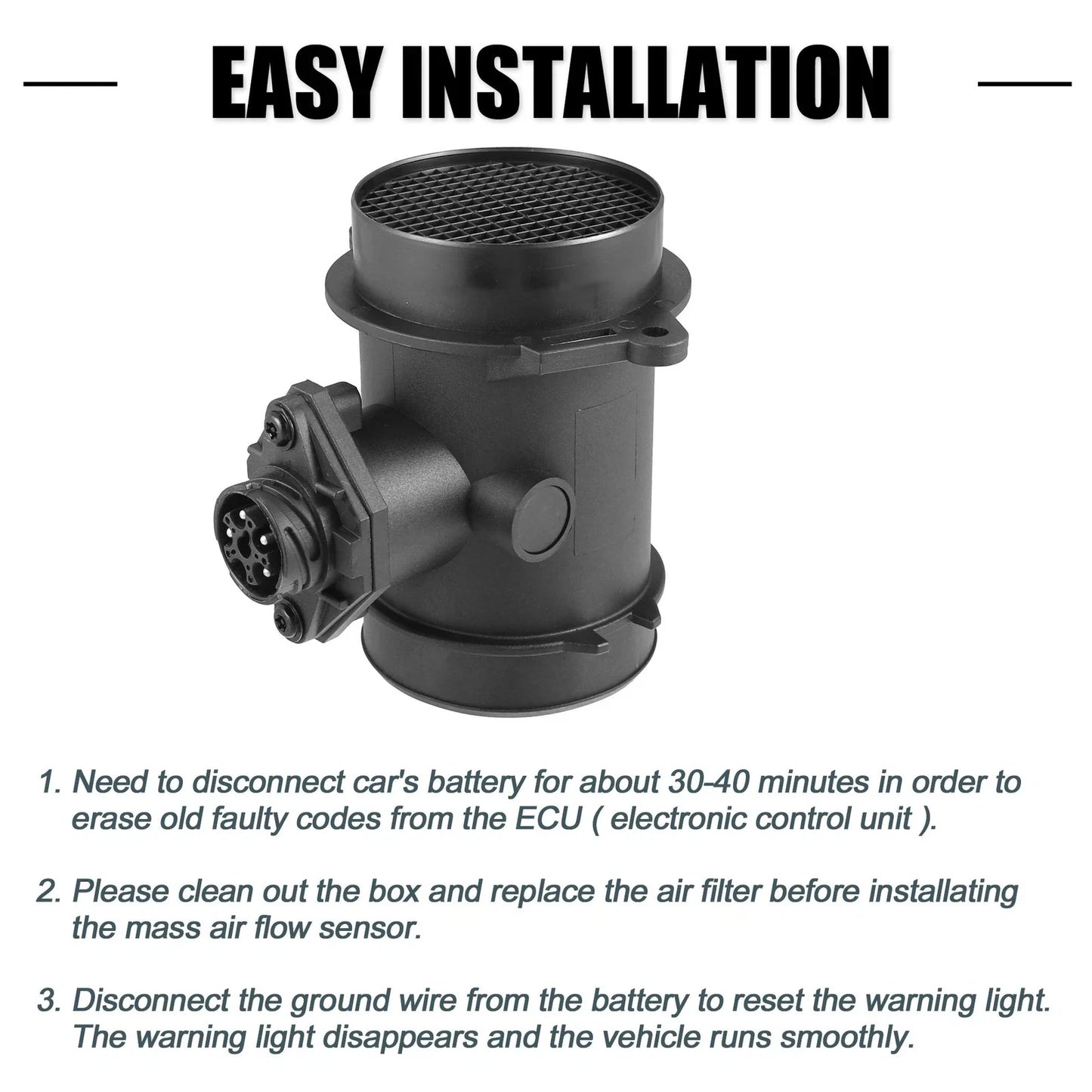 Mass Air Flow Sensor for Mercedes-Benz E320 3.2L (1994-1996)