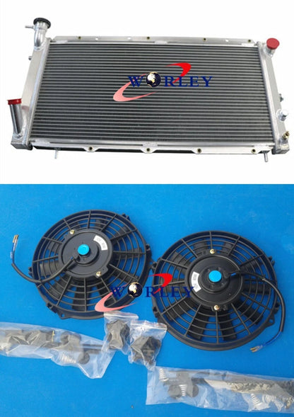 Aluminum Radiator with Fan for Subaru Leone L Series Wagon (1985–1994)