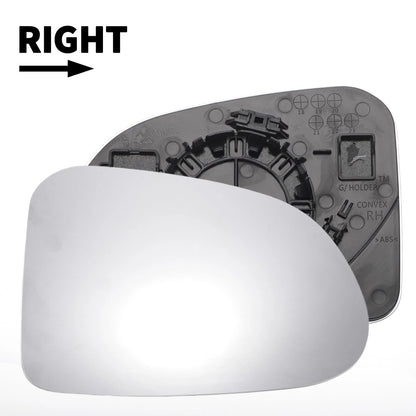 Right Side White Mirror Glass for Hyundai Santa Fe (Non-heated)