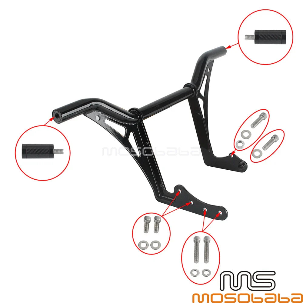 Front Crash Bar Kit for Harley Softail Low Rider/S/ST Fat Bob Street Bob (2018-24)