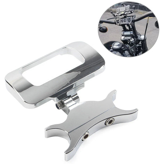 1-1/4" Handlebar Risers Gauge Mount for Harley Softail Street Bob (2018-2020)