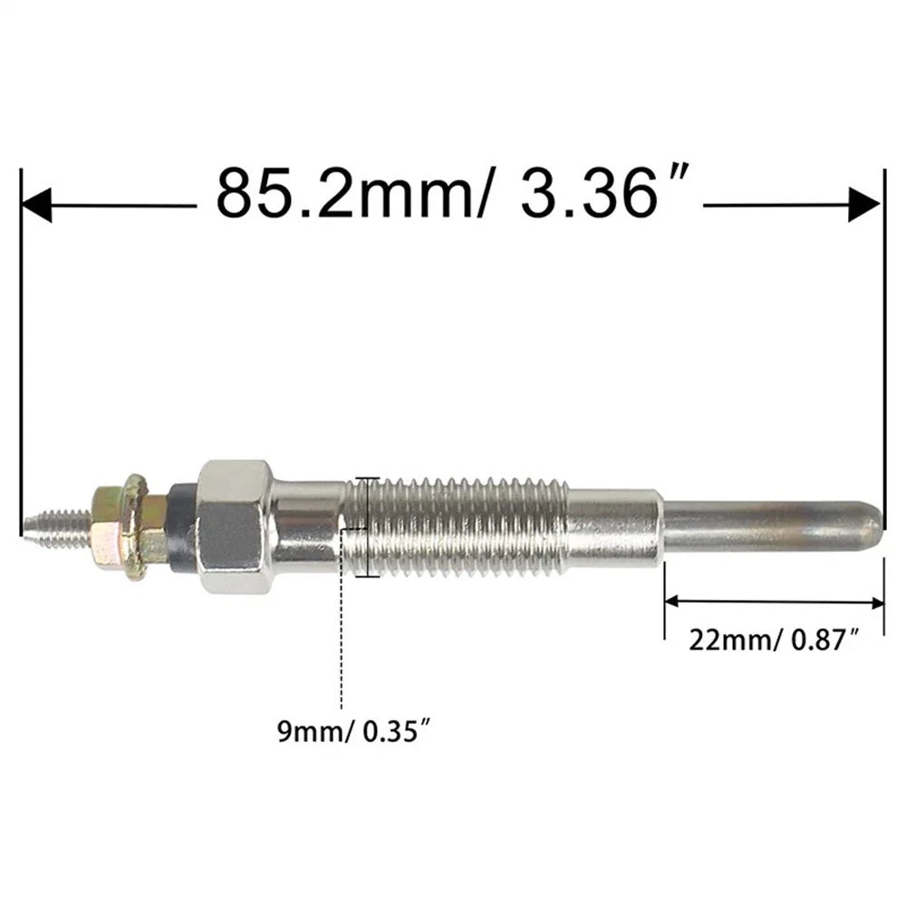 3 x Glow Plugs for Mitsubishi S4S S3L S3L2