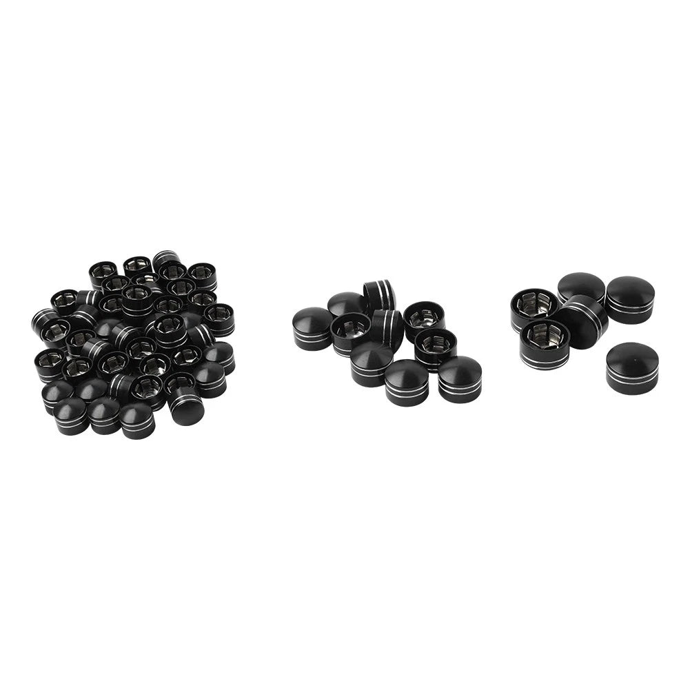 62X CNC Engine Bolt Topper Cap Cover Kit for Harley Touring Softail M8 (2018–2024)