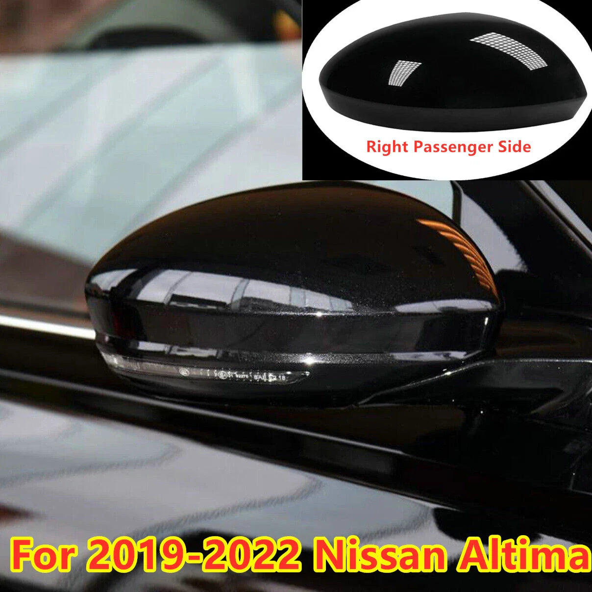 Right Passenger Side Mirror Cap Cover for Nissan Altima (2019–2022)
