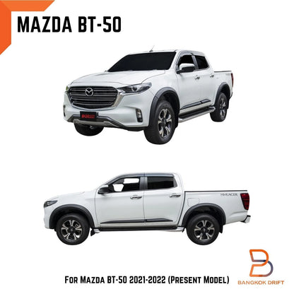 4" Front Matte Black OEM Style Fender Flares for MAZDA BT-50 (2021-2023)
