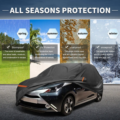Waterproof Car Cover for Toyota Aygo (2005–2014) with Zipper