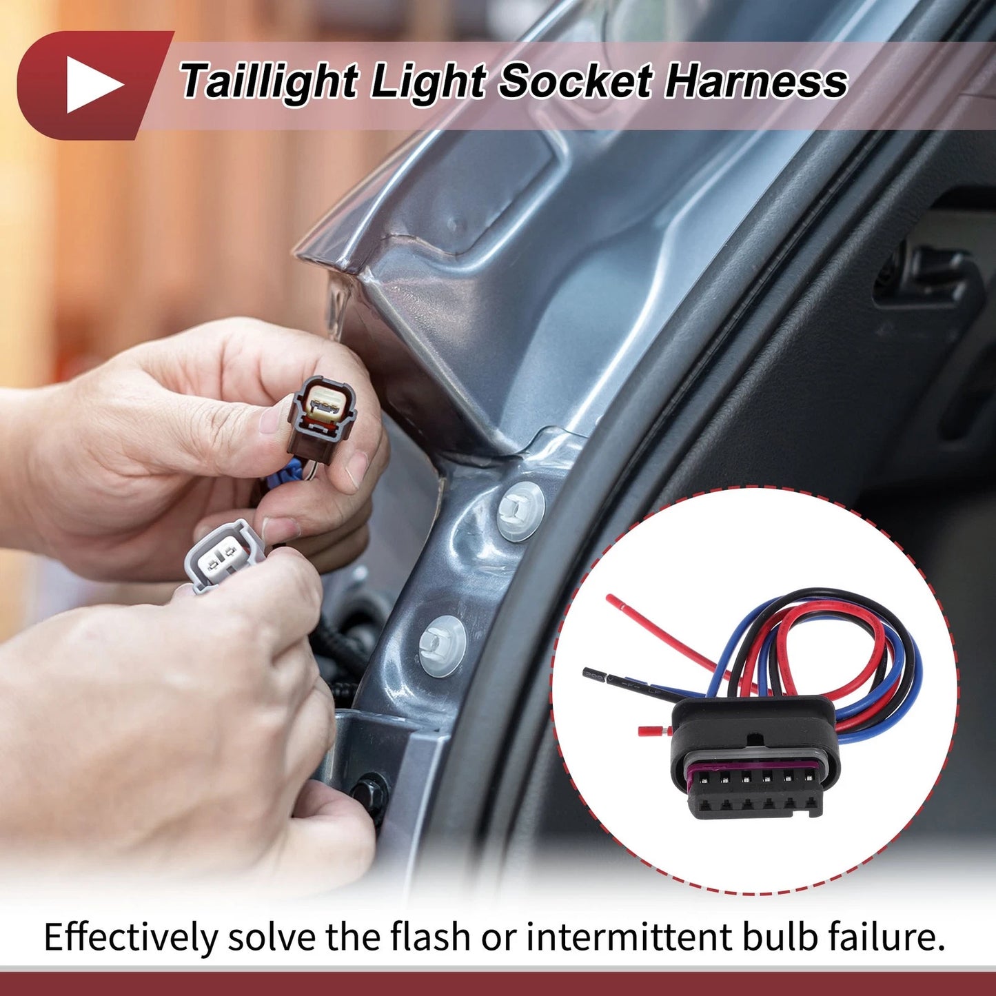 Tail Light Socket Wiring for BMW X1 (2016–2022) No. 63-21-7-456-407