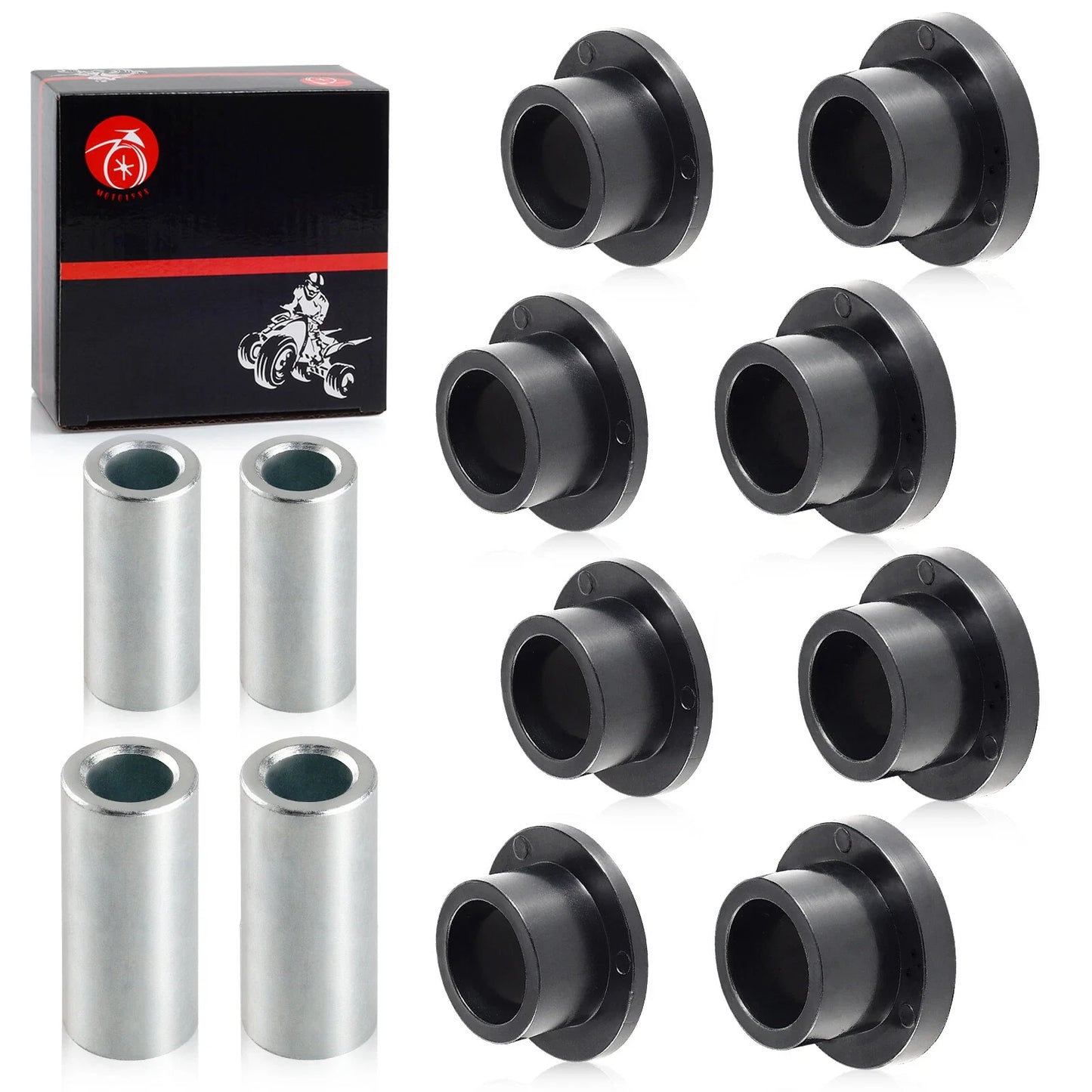 Front Rear Shock Bushings Sleeve Kit for Polaris Ranger (2001–2024)