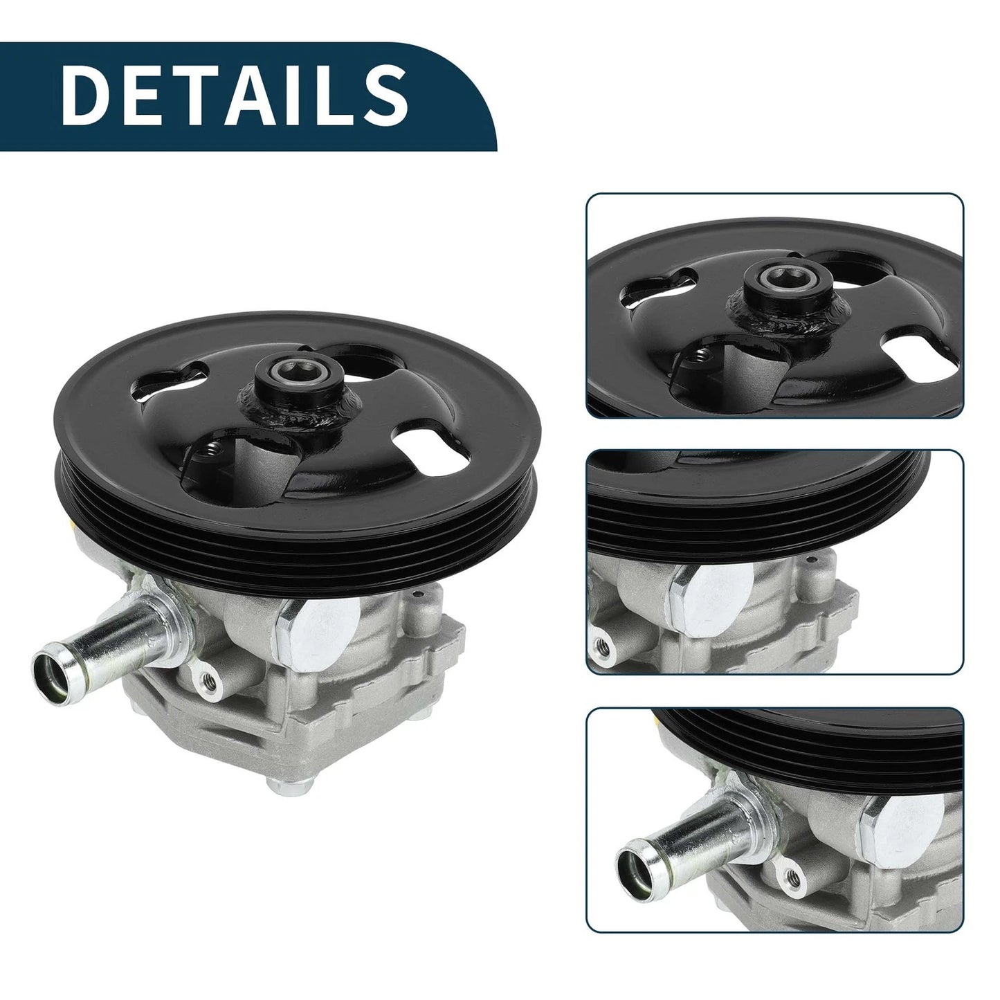 Power Steering Pump with Pulley for Chevrolet Tracker (2001–2004) No.49100-65D30