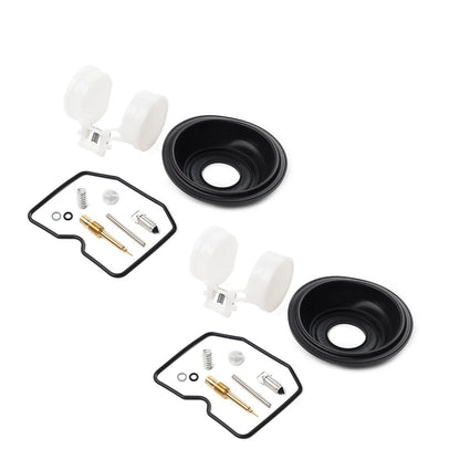 2X Carburetor Repair Kit Float Diaphragm for Kawasaki EN450 454 LTD (1985–1990)