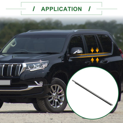 2 x Front Left & Right Weatherstrip Window Seals for Lexus GX470 (2003-2009)
