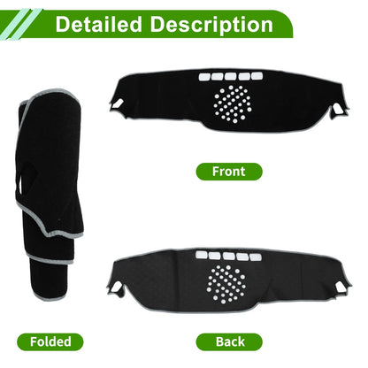 Dashboard Cover for Mercedes-Benz E-Class (2017–2021) 1 Pc Black Gray