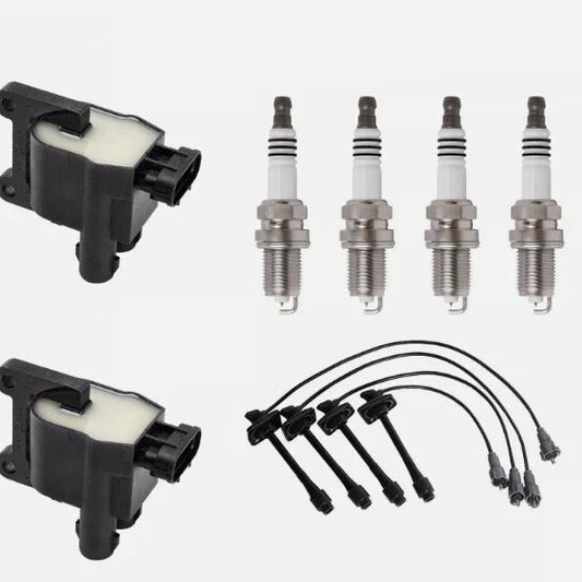 10 x Ignition Coils + Wire + Spark Plugs for Toyota RAV4 (1998–2000)