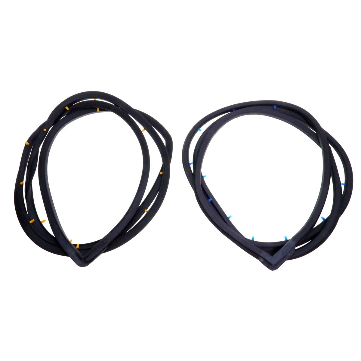 Set of 4 Rear Door Weatherstrips for Nissan Datsun 120Y B210 (1974–1977)