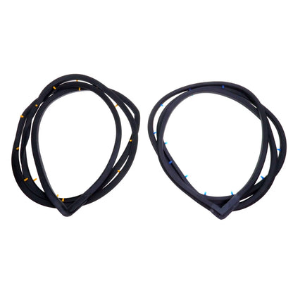 Set of 4 Rear Door Weatherstrips for Nissan Datsun 120Y B210 (1974–1977)