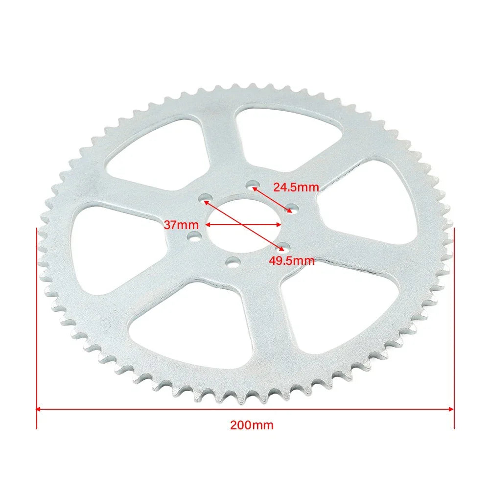 Rear Chain Sprocket for Coleman CT100U Go Kart Mini Bike (100cc)