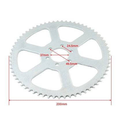 Rear Chain Sprocket for Coleman CT100U Go Kart Mini Bike (100cc)