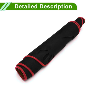Dashboard Dash Cover Mat for Mitsubishi Outlander 3 PHEV (2013–2021) Black Red