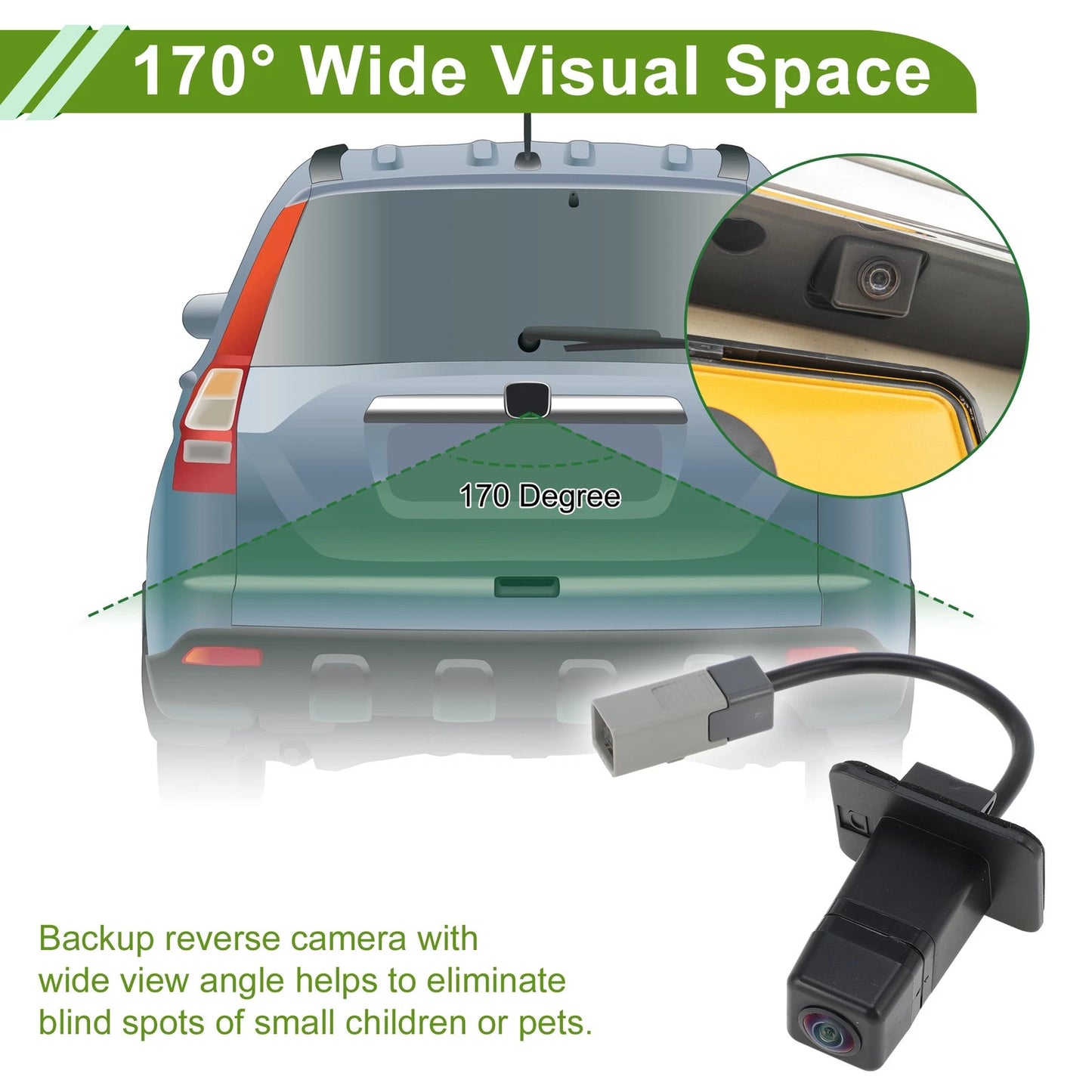 Rear View Backup Camera for Subaru Legacy (2010–2014) No. 86267AL000