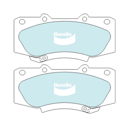 Set of 4 Front Disc Brake Pads for Toyota Hilux (2012–2015)