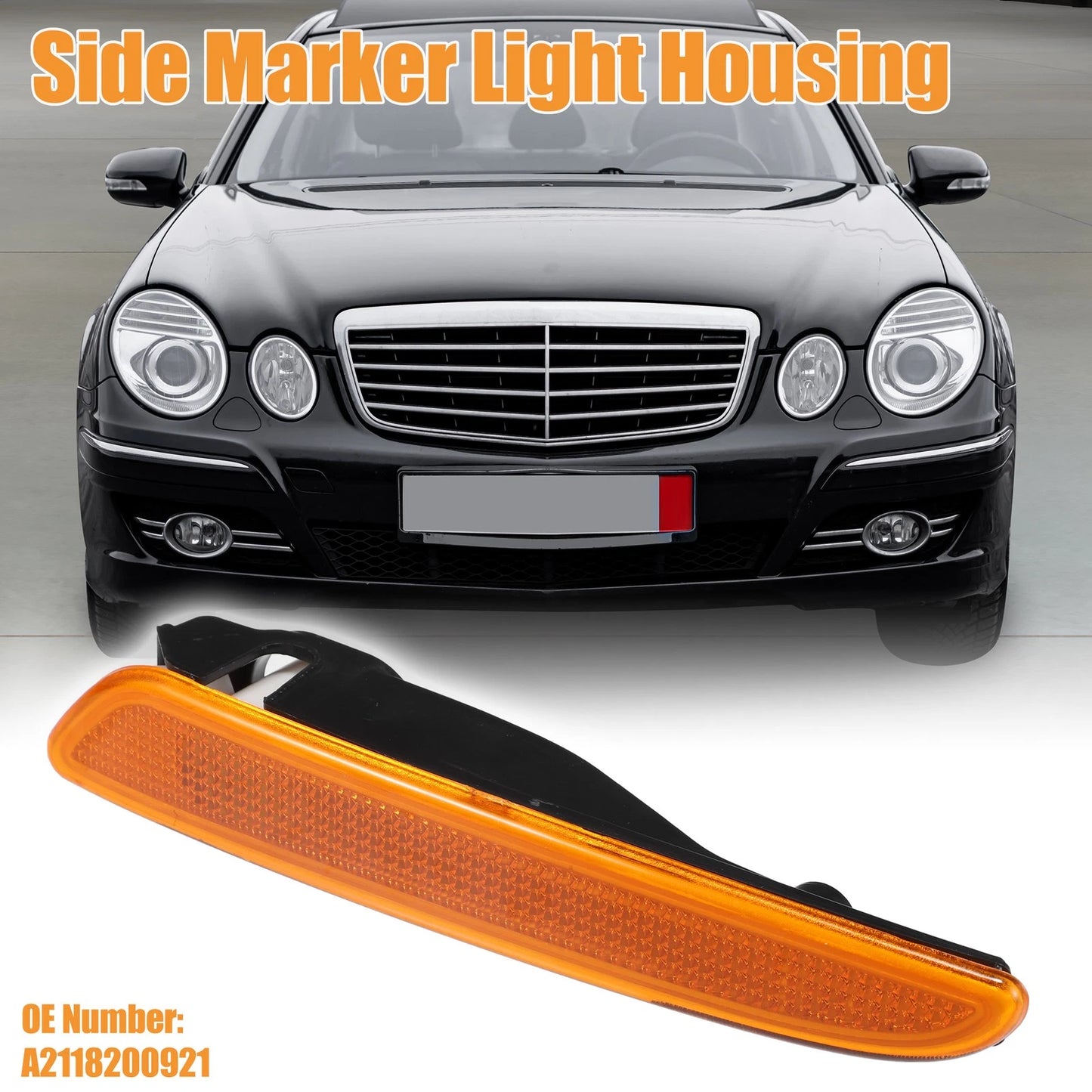 Side Marker Lights Housing for Mercedes-Benz E320 (2007–2009)