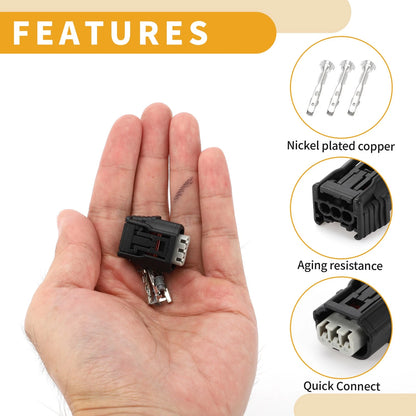 3 Pin 4 Bar Map Sensor Connector Plug for Honda