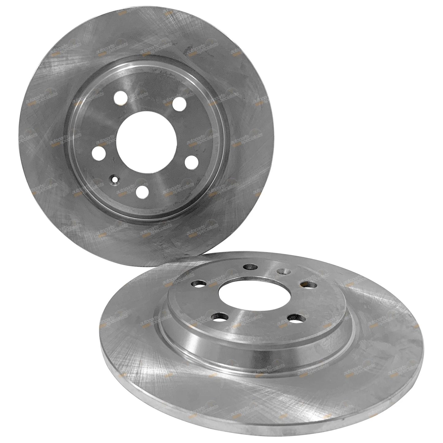 2X Rear Disc Brake Rotors for Audi A4 B8 (2008–2010) 300mm