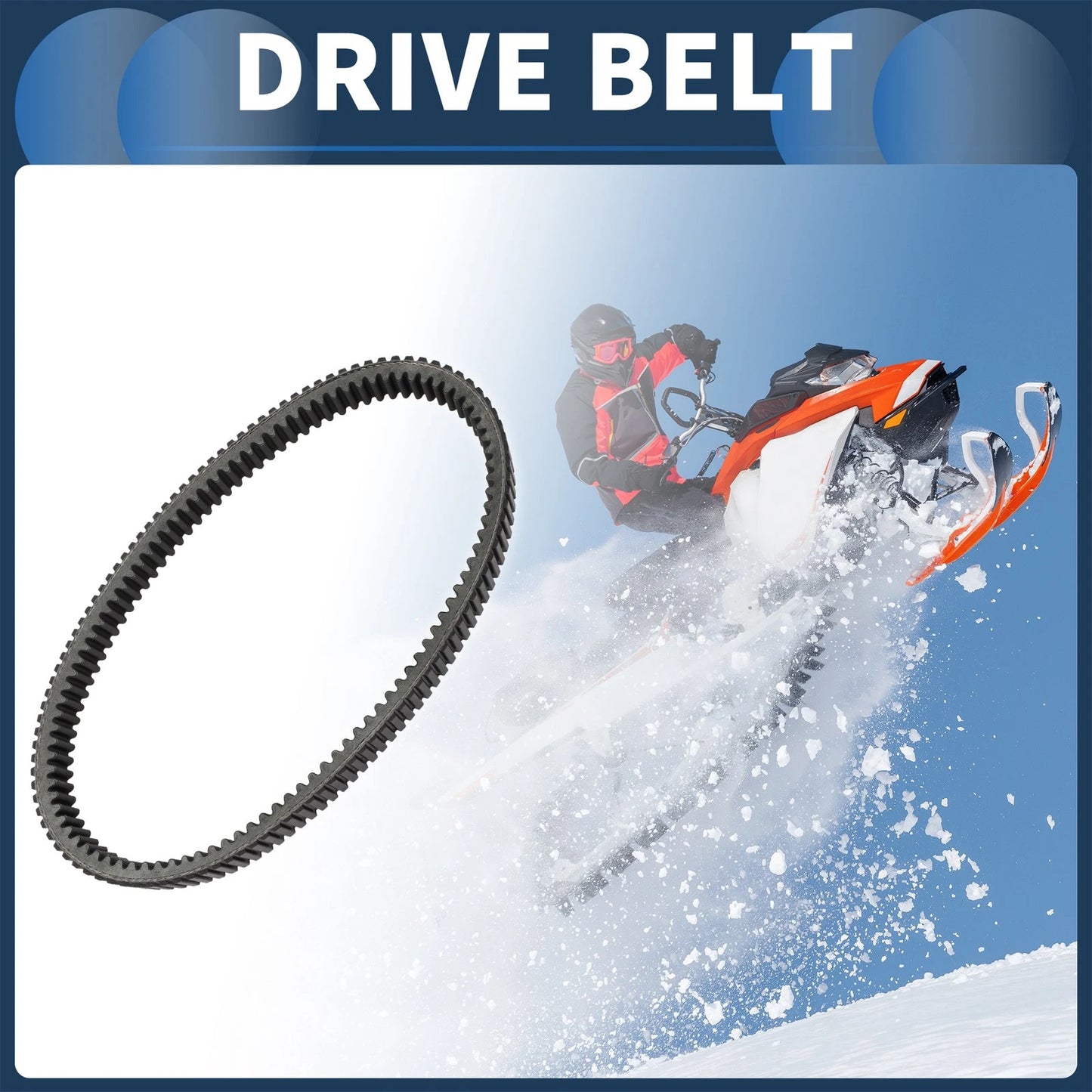 Drive Belt V-Belt No.414860700 for Ski-Doo MXZ 500 (1998–2002)