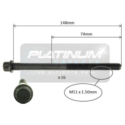 Engine Cylinder Head Bolt Set for Hyundai Santa Fe CM (2006–2009)