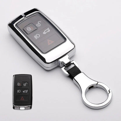 Zinc Alloy Car Key Fob Case Cover for Jaguar Land Rover Range Rover Evoque (2011–2024)