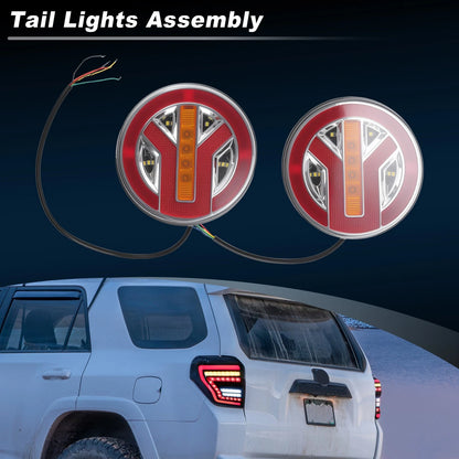 Rear Lights for 12-24V Vehicles (Red Yellow)