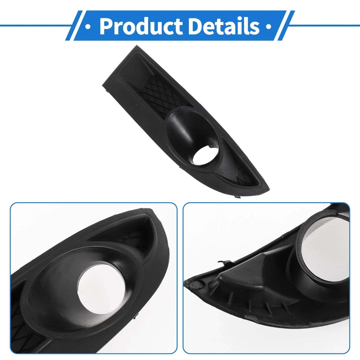 Front Left Fog Light Grill for Chevrolet Epica (2007-2009) - Black