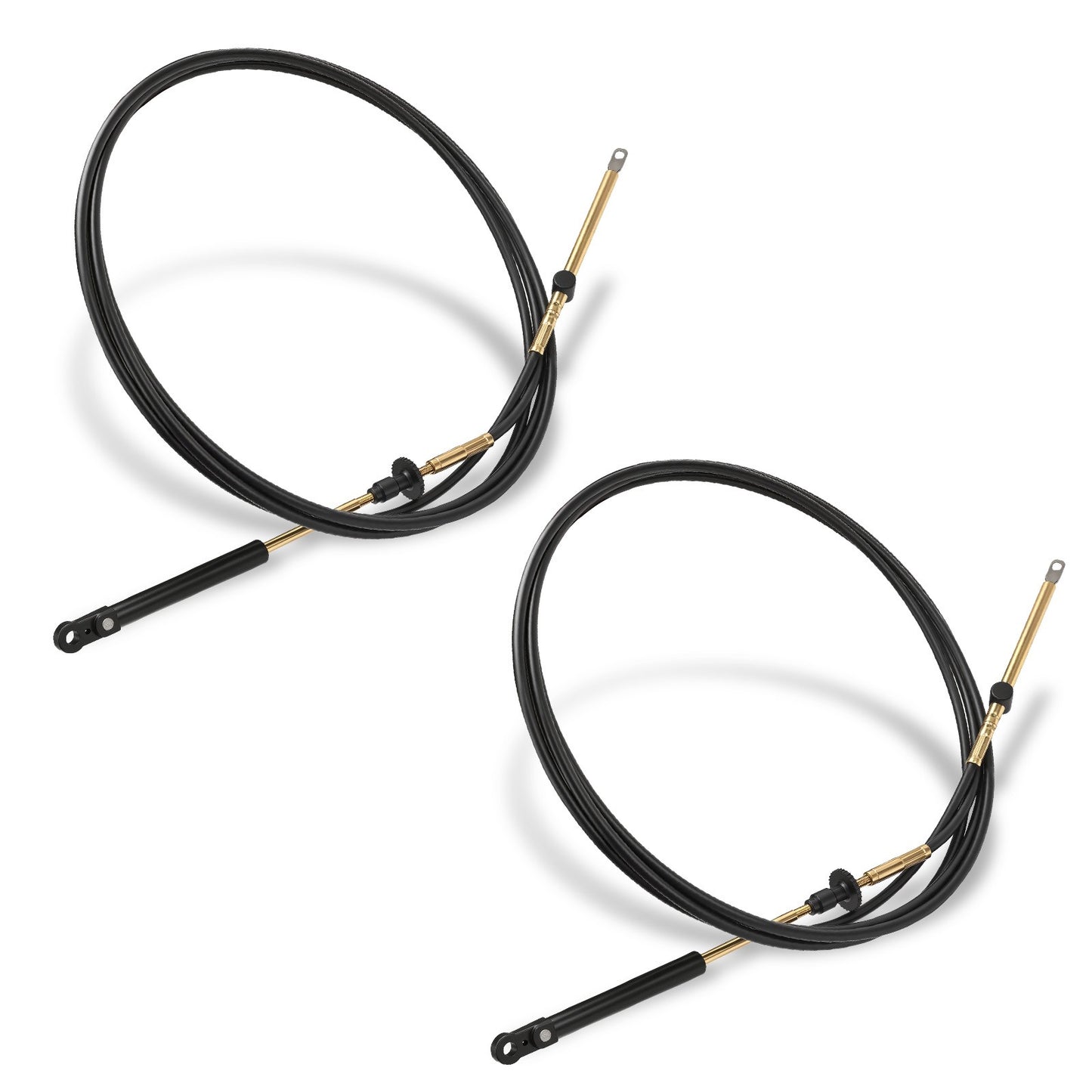 Set of 2 Throttle Control Cables for Johnson Evinrude OMC (1979–1981)