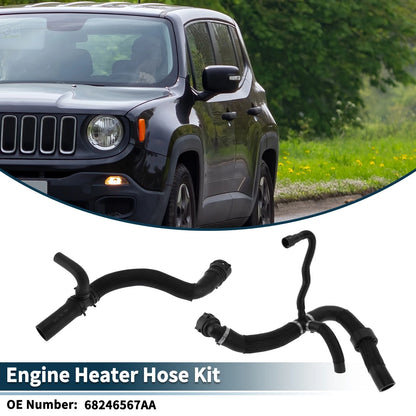 Water Pipes Engine Radiator Coolant Hose for Jeep Renegade (2015–2021) No.68246567AA