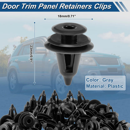 Set of 50 Door Trim Clips for Lexus ES300 (1992–2001) No. 6777112040 Plastic Gray