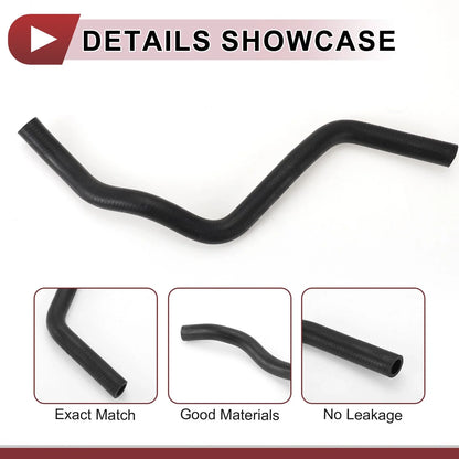 Heater Hose for Honda Civic 1.8L 2006-2011 Rubber Black 1 x Piece