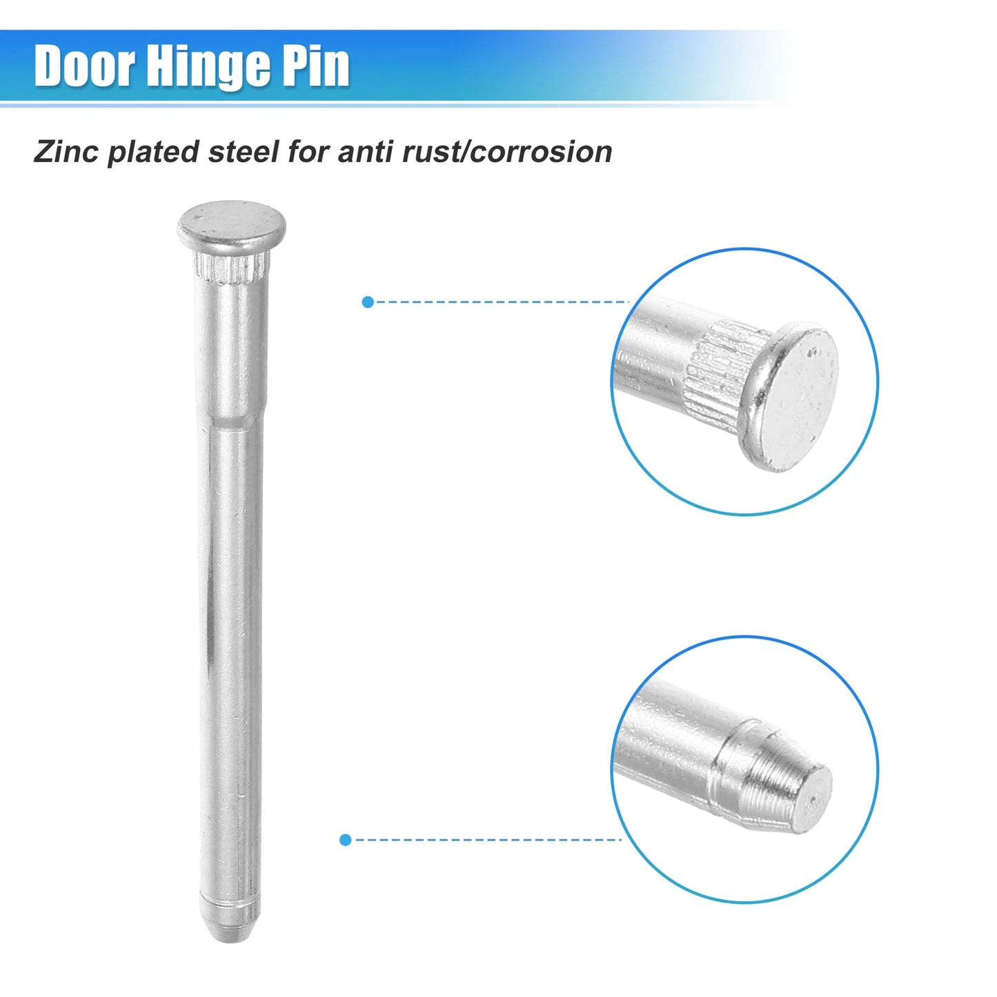 Set of 4 Door Hinge Pin and Spring Repair Kit