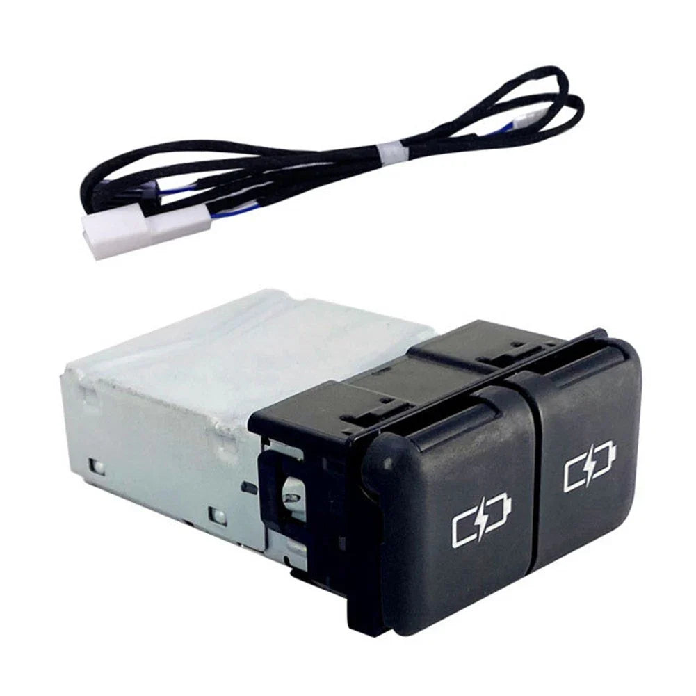 1PC Quick Charge Dual TYPE-C Interface Socket Fast Car Charger for Toyota