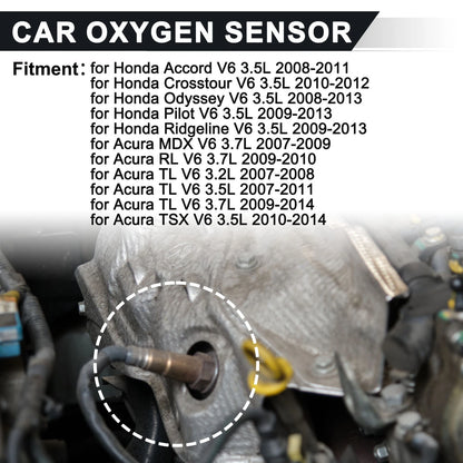 Set of 2 Downstream Oxygen Sensors for Honda Accord V6 3.5L (No. 25024785)