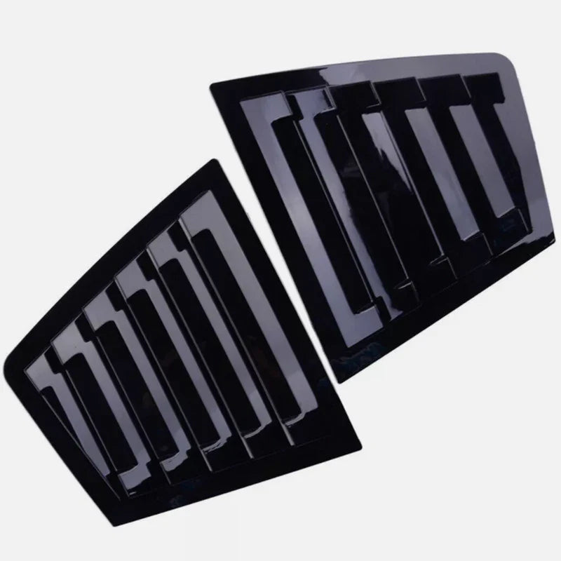 2 x Glossy Black Vent Window Scoop Louver Trim for Chevrolet Cruze (2010–2015)